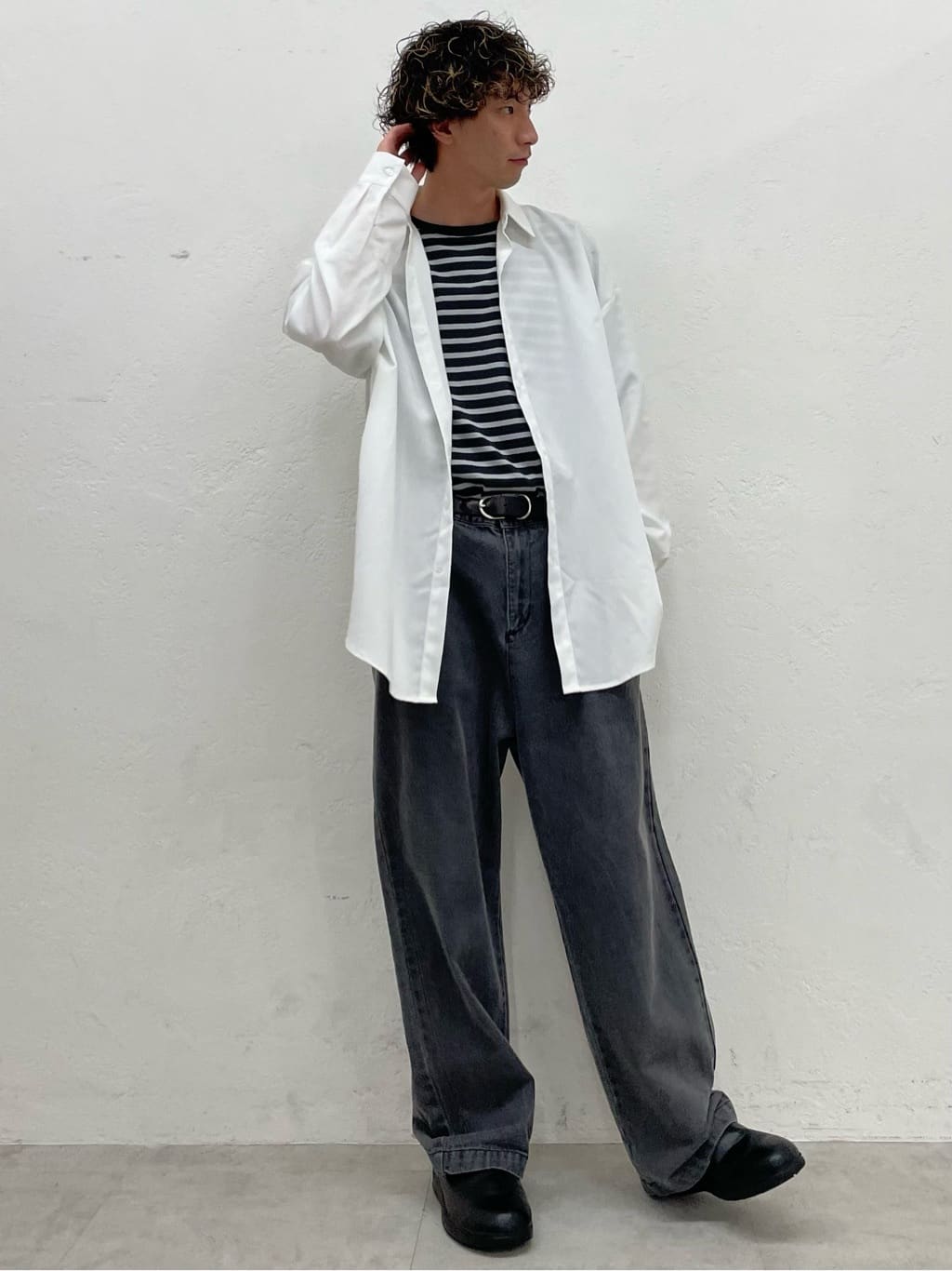 低身長細身メンズコーデ