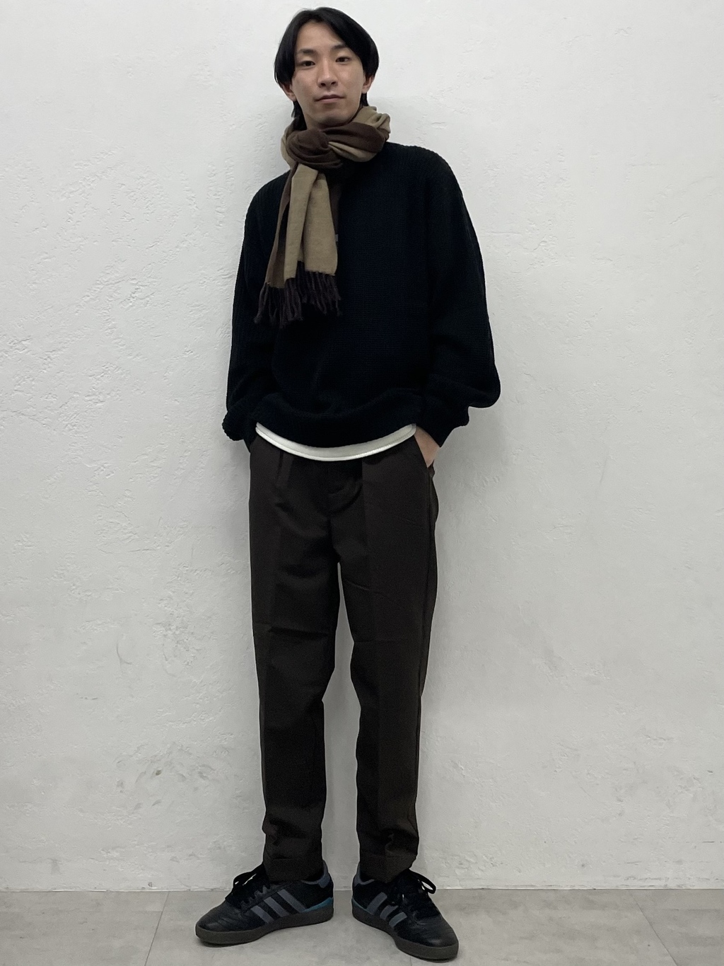 低身長細身メンズコーデ