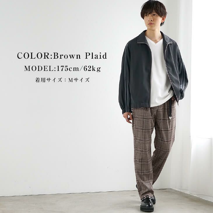 チェック柄トラッドスポーティ