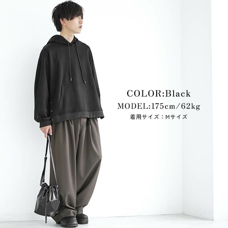 ブラックリラックスカジュアルコーデ