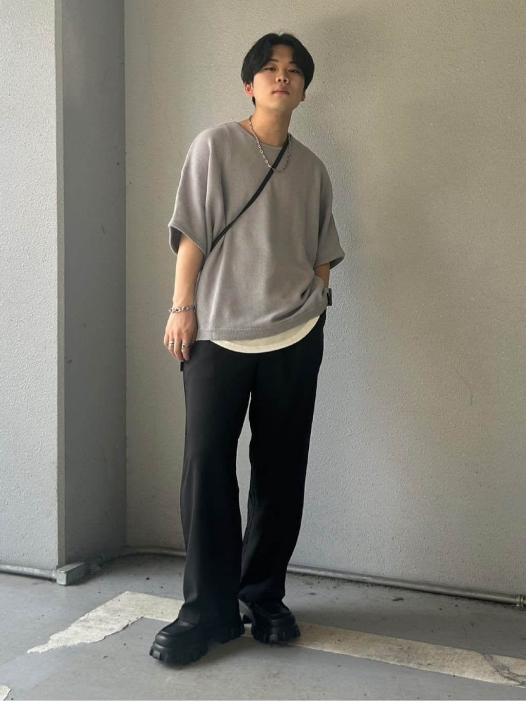 低身長メンズ夏コーデ