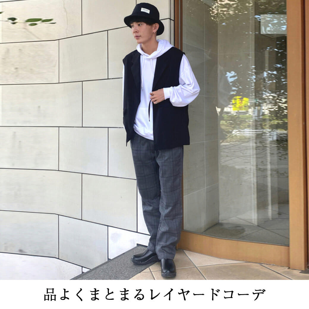 バケットハットコーデ