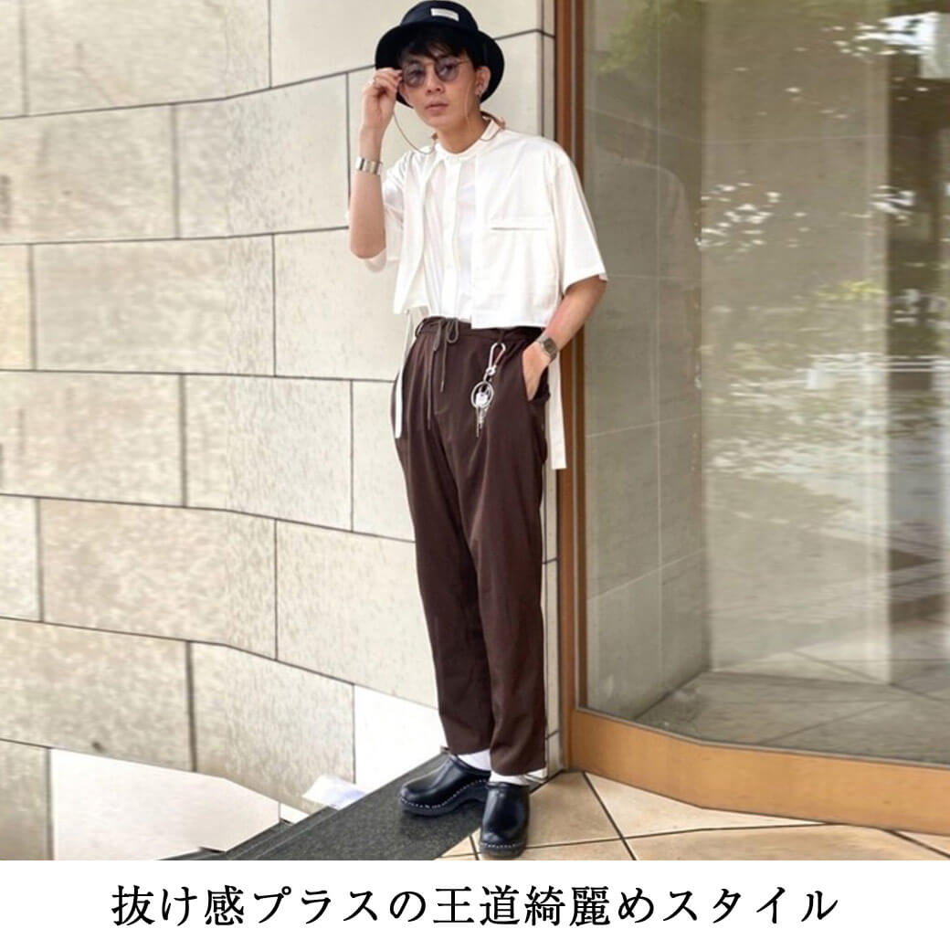 バケットハットコーデ