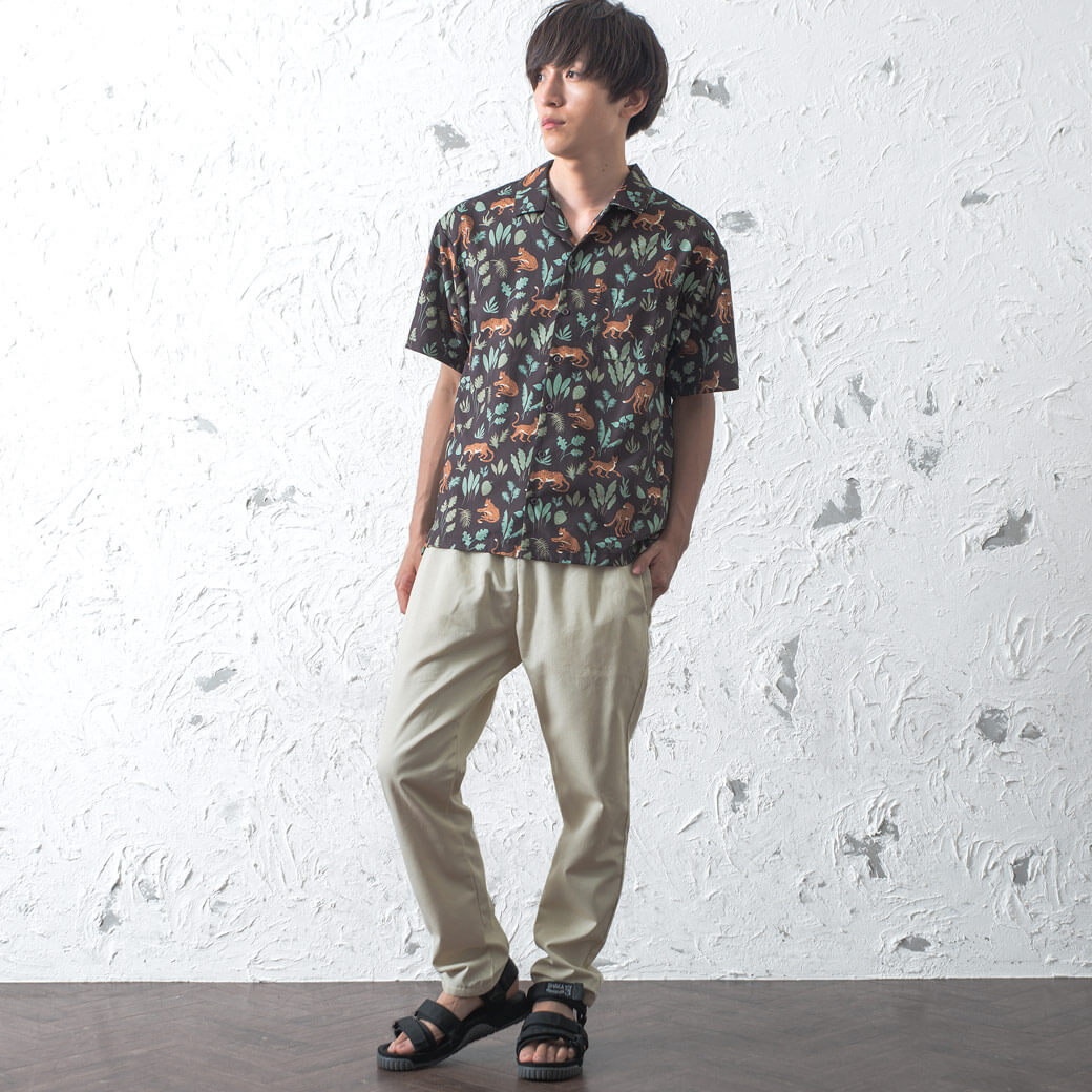 大人っぽいリゾートスタイル