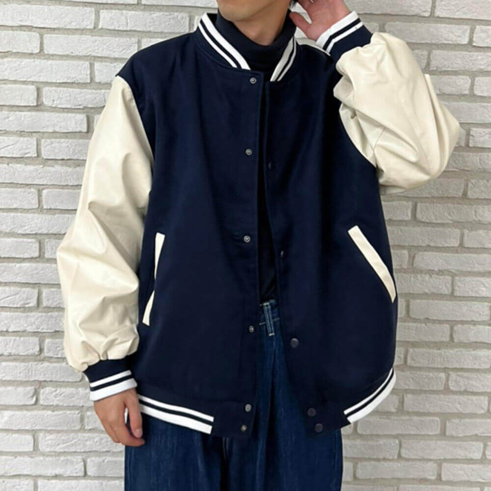 タートルネック×スタジャン