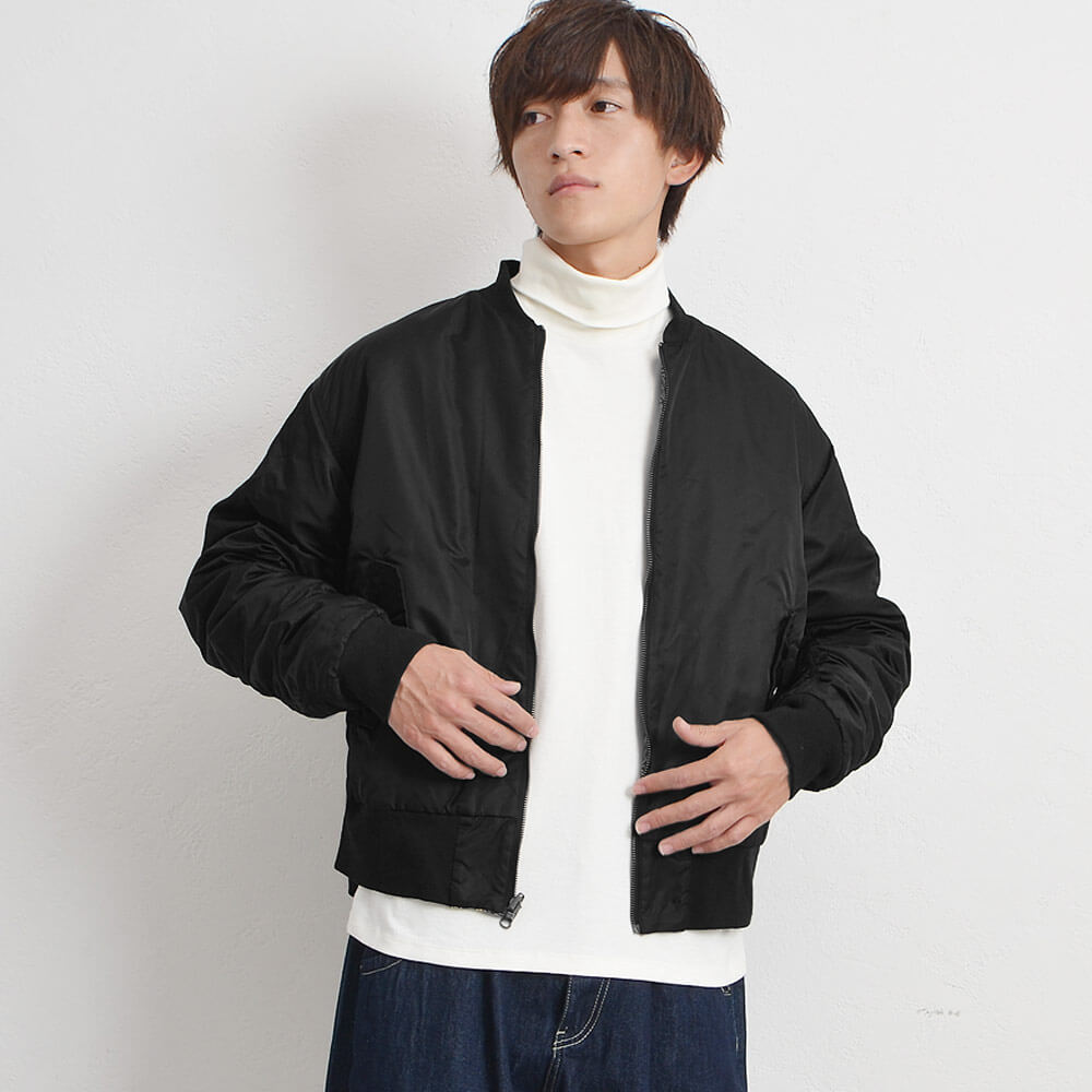 タートルネック×MA-1