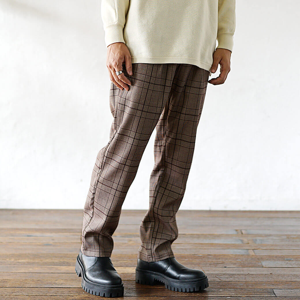 TRワイドテーパードパンツ