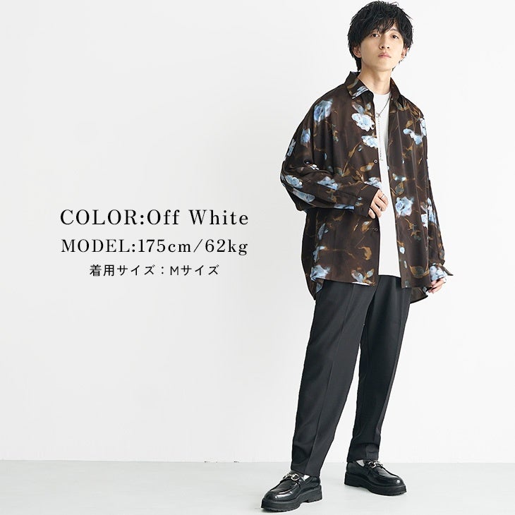 ソフトタッチ×厚手仕立て ルーズドルマンシルエットクルーネックTシャツ