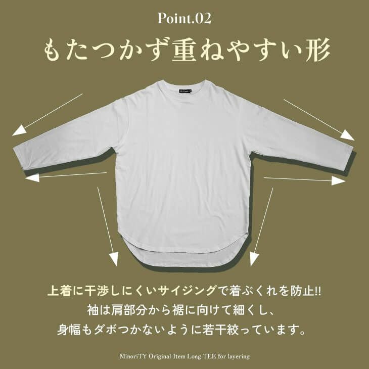 裾ラウンドロンT