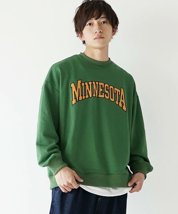 MINNESOTA】カレッジオーバーサイズトレーナー