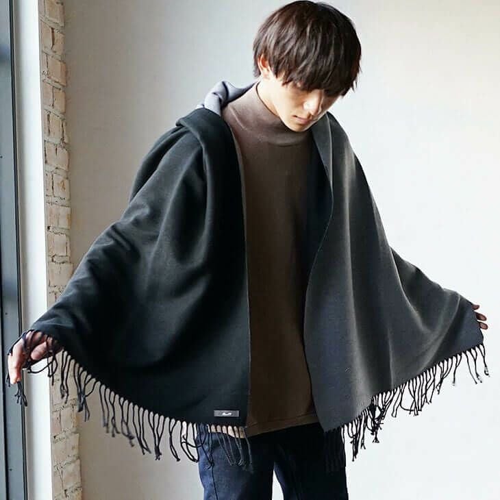 専用 新品 コーチ ダブルフェイス マフラー ホース アンド キャリッジ ダブル フェイス オーバーサイズド マフラー