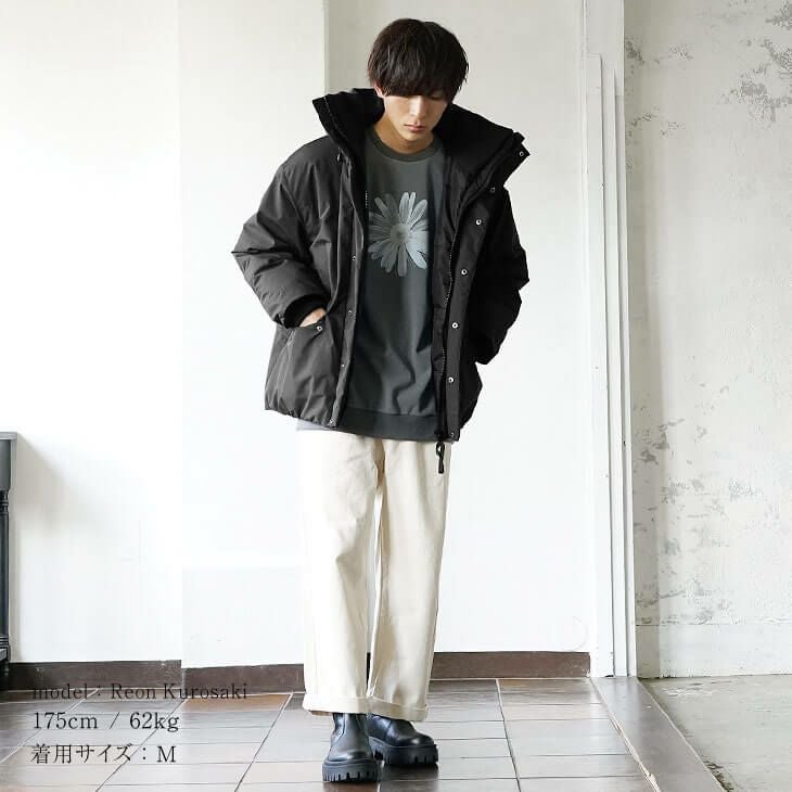 intheriseボリュームファーシャイニージャケット(中綿) 暖かさUP】97ファー中綿ジャケット T1993 | wshot