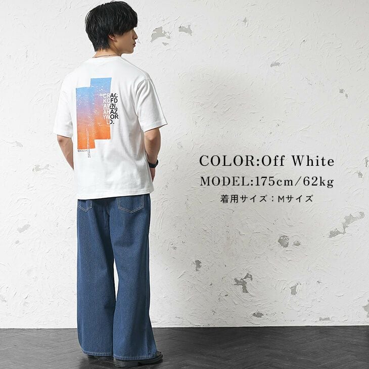 グラデーションプリントTシャツ